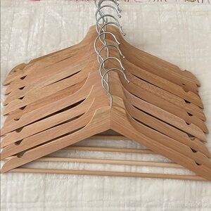 Set of 10Wooden Clothes Hangers